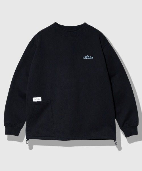 Mountain Mania(マウンテンマニア)の「Mountain Mania/マウンテンマニア Original Heavy Weight Sweat Crew(スウェット・メンズ・杢グレー/ブルー系その他/ブラック・MEDIUM/LARGE/X-LARGE)」の1枚目の写真