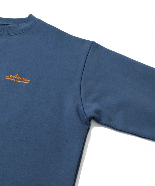 Mountain Mania(マウンテンマニア)の「Mountain Mania/マウンテンマニア Original Heavy Weight Sweat Crew(スウェット・メンズ・杢グレー/ブルー系その他/ブラック・MEDIUM/LARGE/X-LARGE)」の6枚目の写真