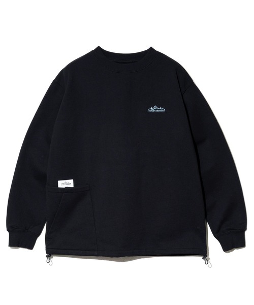 Mountain Mania(マウンテンマニア)の「Mountain Mania/マウンテンマニア Original Heavy Weight Sweat Crew(スウェット・メンズ・杢グレー/ブルー系その他/ブラック・MEDIUM/LARGE/X-LARGE)」の15枚目の写真