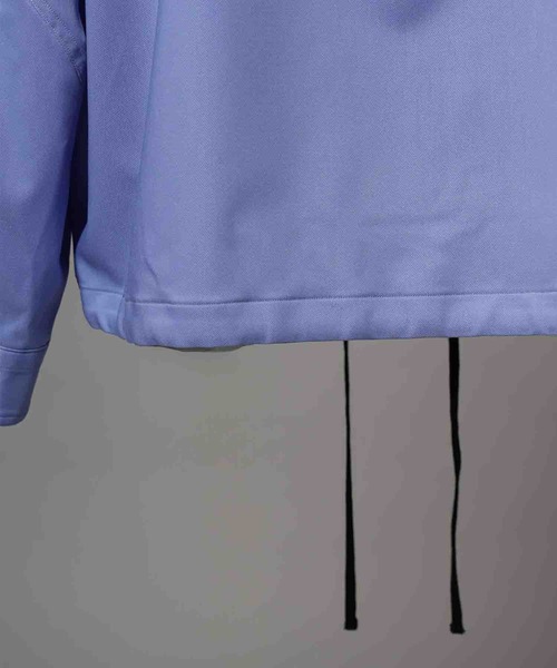 MAISON SPECIAL(メゾンスペシャル)の「《UNISEX》Prime-Over Curved Curve switching Regular Collar Shirt Blouson/プライムオーバーカーブ切り替えシャツブルゾン【MAISON SPECIAL/メゾンスペシャル】(シャツ/ブラウス・メンズ・パープル/グレイッシュベージュ/ブラック/チャコールグレー・1/0/2)」の15枚目の写真