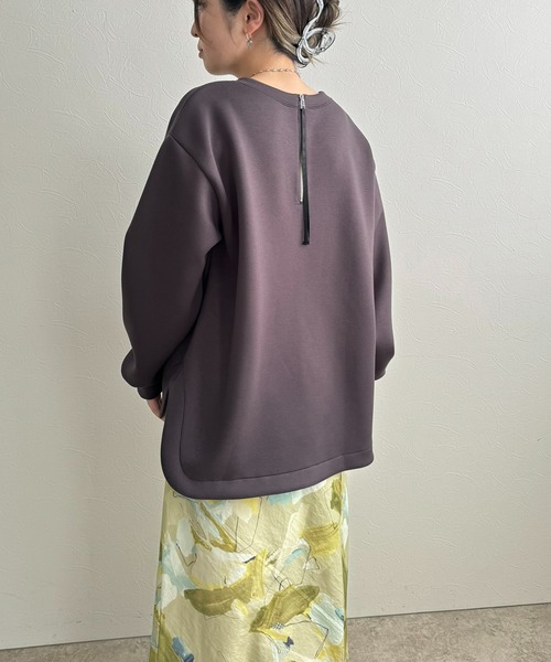 LHELBIE(レルビエ)の「ビッグロゴダンボールトップス(その他トップス・レディース・ブラック/チャコールグレー/オフホワイト・M)」の13枚目の写真