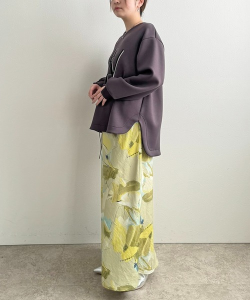 LHELBIE(レルビエ)の「ビッグロゴダンボールトップス(その他トップス・レディース・ブラック/チャコールグレー/オフホワイト・M)」の10枚目の写真