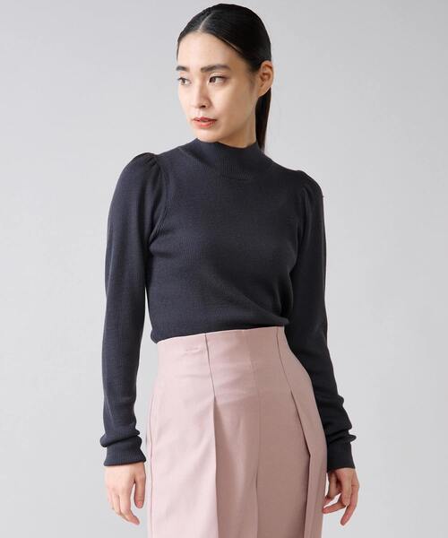 お値下げ　45R パフスリーブ　ニットセーター　フリーサイズ お値下げ 45R パフスリーブ ニットセーター フリーサイズ