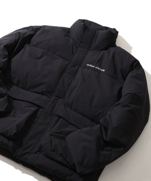 mihns closet(ミンズクローゼット)の「【mihns closet/ミンズクローゼット】 スタンドカラー パデッド ストレッチ ユーティリティポケット ブルゾン(ダウンジャケット/コート・メンズ・ブラック系その他2/ブラック/オフホワイト/セージグリーン/ブラック系その他/ネイビー/クリアブラック/ベージュ・S/M/L/LL)」の16枚目の写真
