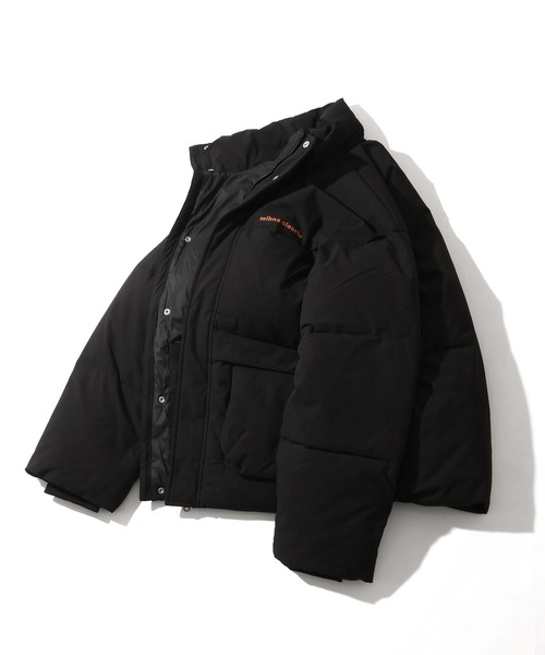 mihns closet(ミンズクローゼット)の「【mihns closet/ミンズクローゼット】 スタンドカラー パデッド ストレッチ ユーティリティポケット ブルゾン(ダウンジャケット/コート・メンズ・ブラック系その他2/ブラック/オフホワイト/セージグリーン/ブラック系その他/ネイビー/クリアブラック/ベージュ・S/M/L/LL)」の18枚目の写真