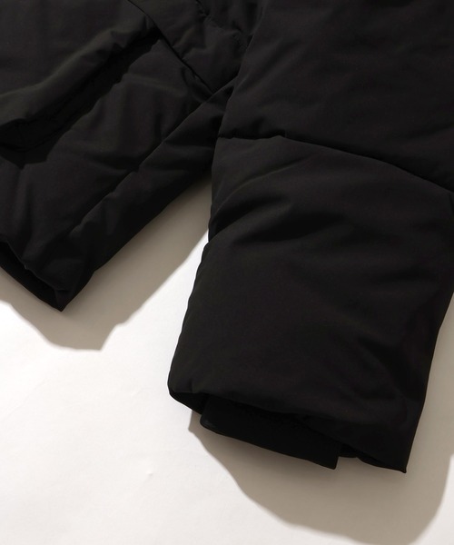 mihns closet(ミンズクローゼット)の「【mihns closet/ミンズクローゼット】 スタンドカラー パデッド ストレッチ ユーティリティポケット ブルゾン(ダウンジャケット/コート・メンズ・ブラック系その他2/ブラック/オフホワイト/セージグリーン/ブラック系その他/ネイビー/クリアブラック/ベージュ・S/M/L/LL)」の10枚目の写真