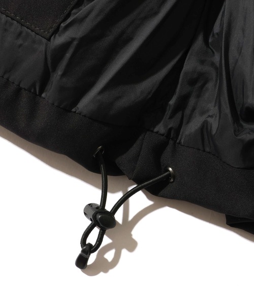 mihns closet(ミンズクローゼット)の「【mihns closet/ミンズクローゼット】 スタンドカラー パデッド ストレッチ ユーティリティポケット ブルゾン(ダウンジャケット/コート・メンズ・ブラック系その他2/ブラック/オフホワイト/セージグリーン/ブラック系その他/ネイビー/クリアブラック/ベージュ・S/M/L/LL)」の11枚目の写真