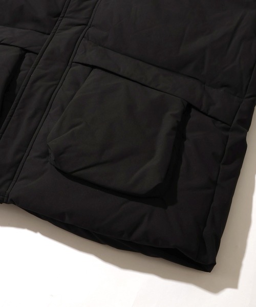mihns closet(ミンズクローゼット)の「【mihns closet/ミンズクローゼット】 スタンドカラー パデッド ストレッチ ユーティリティポケット ブルゾン(ダウンジャケット/コート・メンズ・ブラック系その他2/ブラック/オフホワイト/セージグリーン/ブラック系その他/ネイビー/クリアブラック/ベージュ・S/M/L/LL)」の14枚目の写真