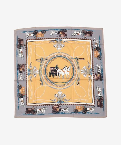 le.coeur blanc（ルクールブラン）の「リバーシブルスカーフ（バンダナ/スカーフ・レディース・グレー系その他/ブラウン系その他2・FREE）」の14枚目の写真