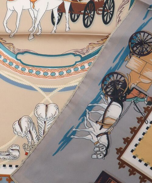 le.coeur blanc（ルクールブラン）の「リバーシブルスカーフ（バンダナ/スカーフ・レディース・グレー系その他/ブラウン系その他2・FREE）」の15枚目の写真