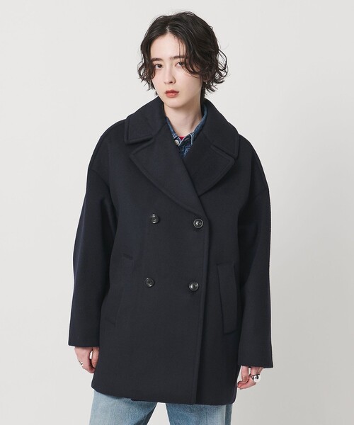 ☆ブルーデイジー様☆【未使用・試着のみ】TICCA ピーコート フリーサイズ ☆ブルーデイジー様☆【未使用・試着のみ】TICCA ピーコート