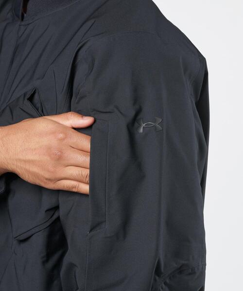 UNDER ARMOUR(アンダーアーマー)の「UAシティ ボンバー ジャケット(ライフスタイル/メンズ/レディース)(その他アウター・レディース・ブラック・L/M/S/2XL)」の6枚目の写真