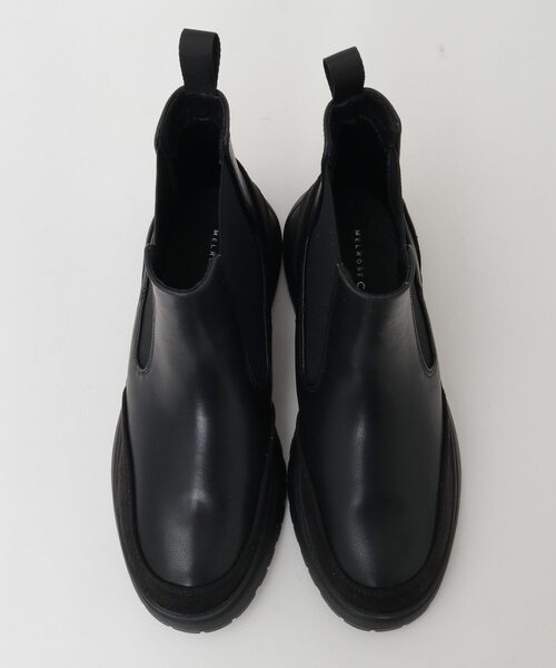 MELROSE claire（メルローズ クレール）の「【サイドゴアブーツ】（ブーツ・レディース・ブラック・3/4/2）」の11枚目の写真