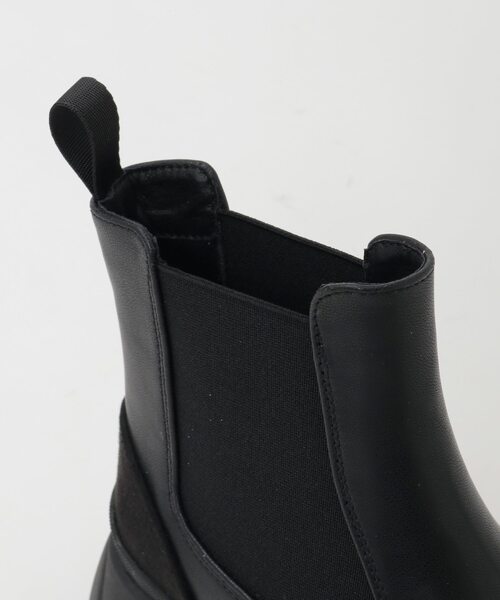 MELROSE claire（メルローズ クレール）の「【サイドゴアブーツ】（ブーツ・レディース・ブラック・3/4/2）」の10枚目の写真