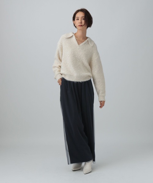 LEPSIM（レプシィム）の「チュールドッキングパンツ　591116（その他パンツ・レディース・ブラック/グレー・FREE）」の15枚目の写真