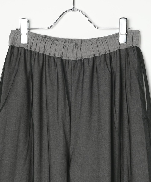 LEPSIM（レプシィム）の「チュールドッキングパンツ　591116（その他パンツ・レディース・ブラック/グレー・FREE）」の12枚目の写真