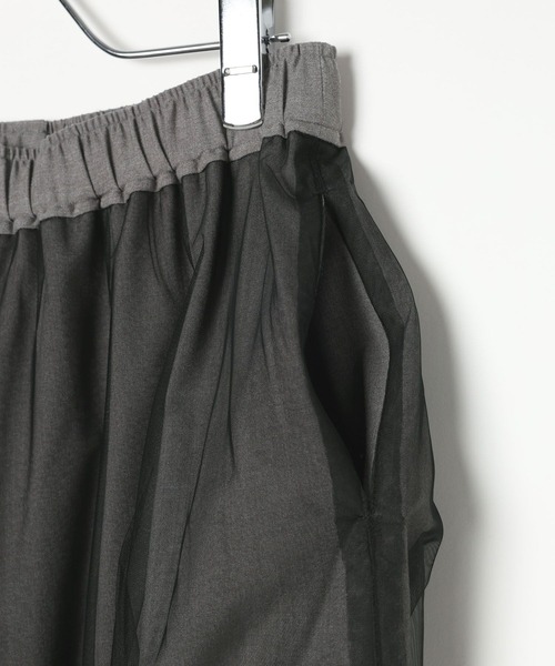 LEPSIM（レプシィム）の「チュールドッキングパンツ　591116（その他パンツ・レディース・ブラック/グレー・FREE）」の13枚目の写真