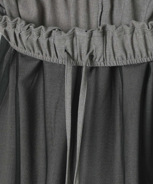 LEPSIM（レプシィム）の「チュールドッキングパンツ　591116（その他パンツ・レディース・ブラック/グレー・FREE）」の4枚目の写真