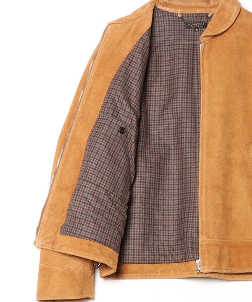 A VONTADE(アボンタージ)の「【A VONTADE】ア ボンタージ/ Suede Sports Jacket Ⅱ(ブルゾン・メンズ・キャメル・SMALL/MEDIUM)」の2枚目の写真