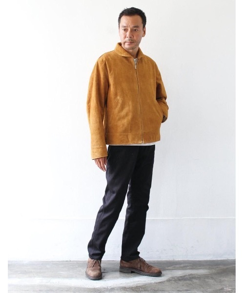 A VONTADE(アボンタージ)の「【A VONTADE】ア ボンタージ/ Suede Sports Jacket Ⅱ(ブルゾン・メンズ・キャメル・SMALL/MEDIUM)」の4枚目の写真