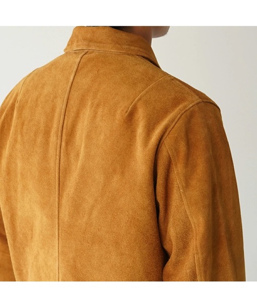 A VONTADE(アボンタージ)の「【A VONTADE】ア ボンタージ/ Suede Sports Jacket Ⅱ(ブルゾン・メンズ・キャメル・SMALL/MEDIUM)」の6枚目の写真