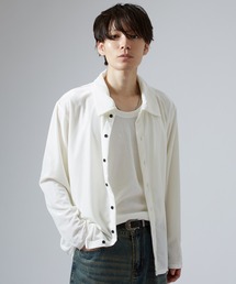 NULL（ヌル）の「【nl】ベロア素材 ショート シャツ カーディガン（シャツ/ブラウス）」
