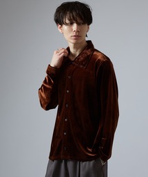 シャツ/ブラウス（ブラウン/茶色系・ベロア）ファッション通販 - ZOZOTOWN