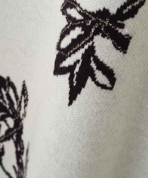 PROPORTION BODY DRESSING（プロポーションボディドレッシング）の「花柄ジャガードニットワンピース / 1215240108（ワンピース・レディース・ボルドー/ブルー/ブラック・MEDIUM/P/S）」の19枚目の写真