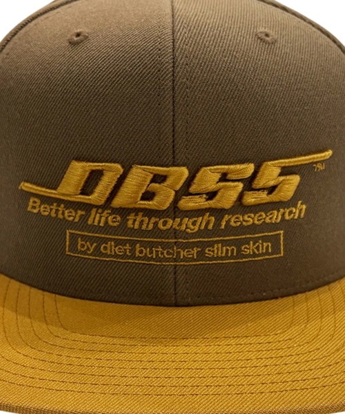 DIET BUTCHER（ダイエットブッチャー）の「DIET BUTCHER SLIM SKIN/ダイエットブッチャースリムスキン DBSS CAP 3Dロゴ フラットバイザー6パネルキャップ（キャップ・メンズ・キャメル/グリーン・FREE）」の11枚目の写真
