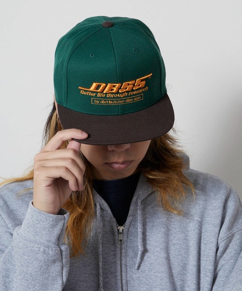 DIET BUTCHER（ダイエットブッチャー）の「DIET BUTCHER SLIM SKIN/ダイエットブッチャースリムスキン DBSS CAP 3Dロゴ フラットバイザー6パネルキャップ（キャップ・メンズ・キャメル/グリーン・FREE）」の20枚目の写真