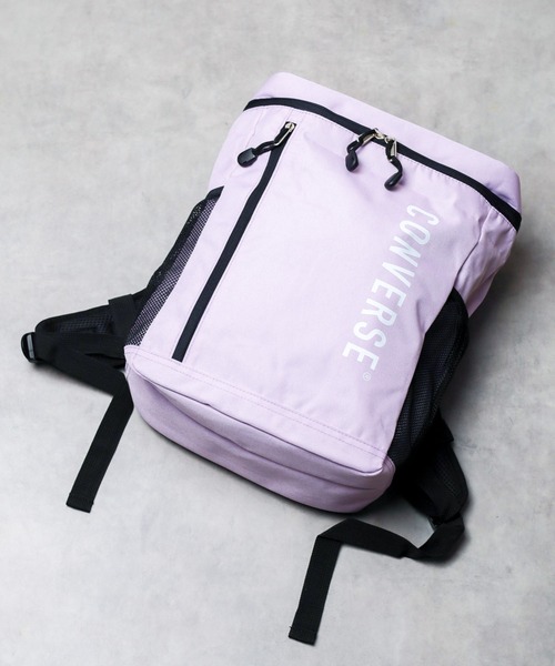 CONVERSE(コンバース)の「【RES】【CONVERSE/コンバース】KIDS BOX DAYPACK(バックパック/リュック・キッズ・サックスブルー/ライトピンク/ブラック/ブルー/ブラック系その他/ネイビー/パープル/ラベンダー/グリーン/レッド/ピンク・FREE)」の8枚目の写真
