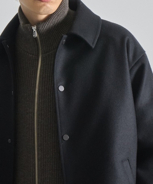 CITY TOKYO premium melton コーチジャケット　ブラック CITY TOKYO（シティトウキョウ）の「【CITY TOKYO/シティートーキョー