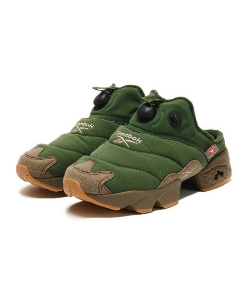 Kinetics(キネティクス)の「REEBOK INSTAPUMP FURY MULE(リーボック インスタポンプフューリー ミュール)(スニーカー・メンズ・グリーン系/キャメル/ブラック・23.5cm/24cm/24.5cm/25cm/25.5cm/26cm/26.5cm/27cm/27.5cm/28cm/28.5cm/29cm/23cm)」の3枚目の写真