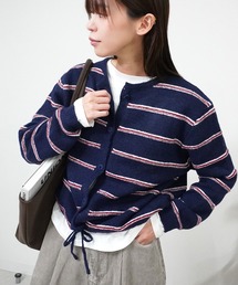 gossara | ドロストボーダーCD(カーディガン/ボレロ)