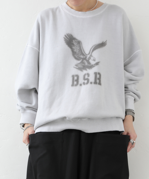 JOURNAL STANDARD LUXE(ジャーナルスタンダード ラックス)の「Stencil Print Sweat(スウェット・レディース・イエロー/ベージュ/ライトグレー・FREE)」の6枚目の写真