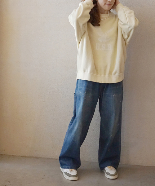 JOURNAL STANDARD LUXE(ジャーナルスタンダード ラックス)の「Stencil Print Sweat(スウェット・レディース・イエロー/ベージュ/ライトグレー・FREE)」の11枚目の写真