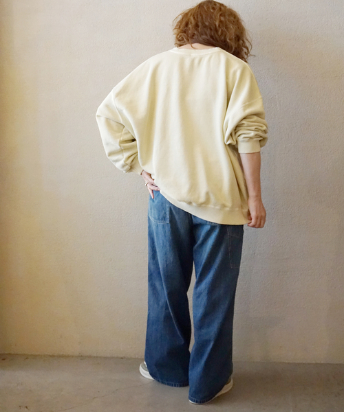 JOURNAL STANDARD LUXE(ジャーナルスタンダード ラックス)の「Stencil Print Sweat(スウェット・レディース・イエロー/ベージュ/ライトグレー・FREE)」の12枚目の写真