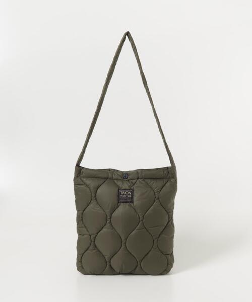 ITEMS URBANRESEARCH（アイテムズ アーバンリサーチ）の「TAION　Cross Body Down Bag -M（ショルダーバッグ・メンズ・ブラック/オリーブ/ブルー系その他/ベージュ系その他・-）」の21枚目の写真