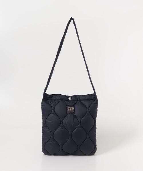 TAION(タイオン)の「TAION Cross Body Down Bag -M(ショルダーバッグ・メンズ・ブラック/オリーブ/ブルー系その他/ベージュ系その他/カモフラージュ・-)」の18枚目の写真