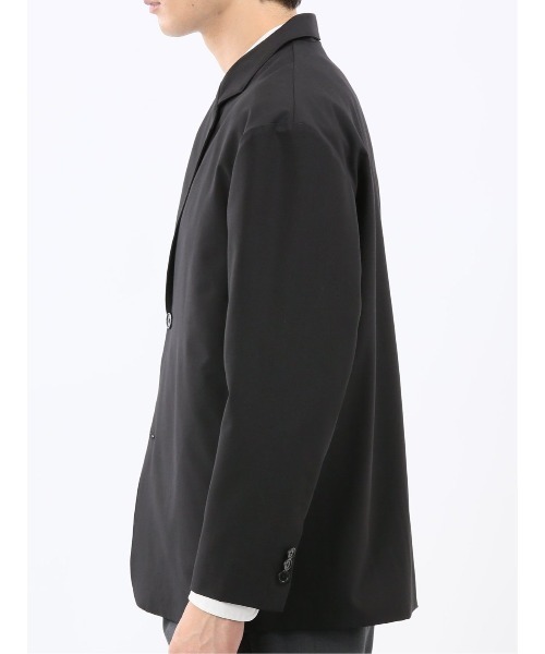 TAKA-Q（タカキュー）の「【ウール混 ストレッチ 防シワ】タカキュー NEO BASICS 2ボタンジャケット(セットアップ可能)（テーラードジャケット・メンズ・ブラック・MEDIUM/LARGE/X-LARGE）」の10枚目の写真