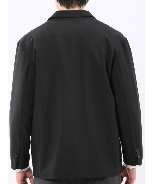 TAKA-Q（タカキュー）の「【ウール混 ストレッチ 防シワ】タカキュー NEO BASICS 2ボタンジャケット(セットアップ可能)（テーラードジャケット・メンズ・ブラック・MEDIUM/LARGE/X-LARGE）」の11枚目の写真