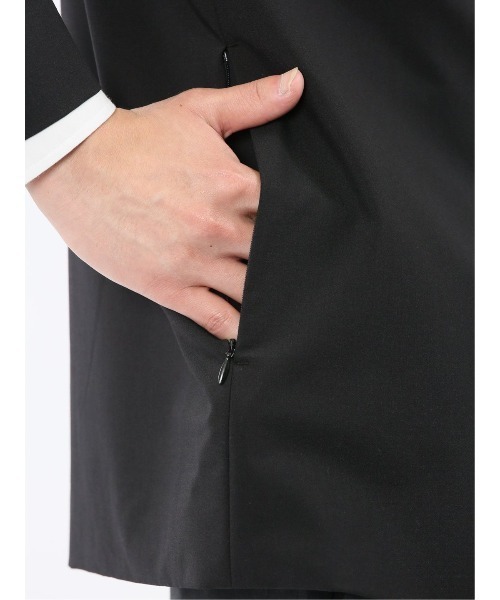 TAKA-Q（タカキュー）の「【ウール混 ストレッチ 防シワ】タカキュー NEO BASICS 2ボタンジャケット(セットアップ可能)（テーラードジャケット・メンズ・ブラック・MEDIUM/LARGE/X-LARGE）」の14枚目の写真