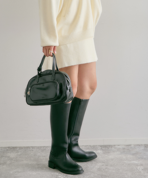 U by SPICK&SPAN(ユーバイスピックアンドスパン)の「FLUFFYニットミニスカート(スカート・レディース・グレー/ホワイト・FREE)」の21枚目の写真