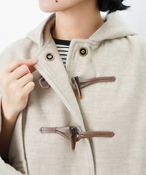 セール】LC/LLL ポンチョダッフルコート（ダッフルコート）｜LUCA/LADY