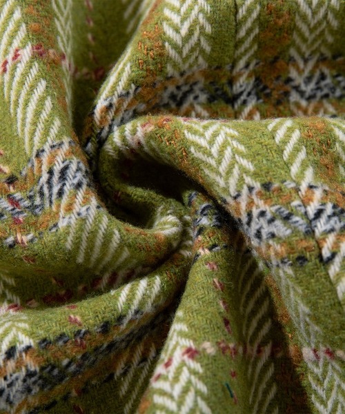 HOOK（フック）の「HOOK -original-　チェック柄ビッグポケ異素材襟テーラードジャケット (AW)（テーラードジャケット・メンズ・グリーン/ブラウン・L/M/XL）」の19枚目の写真