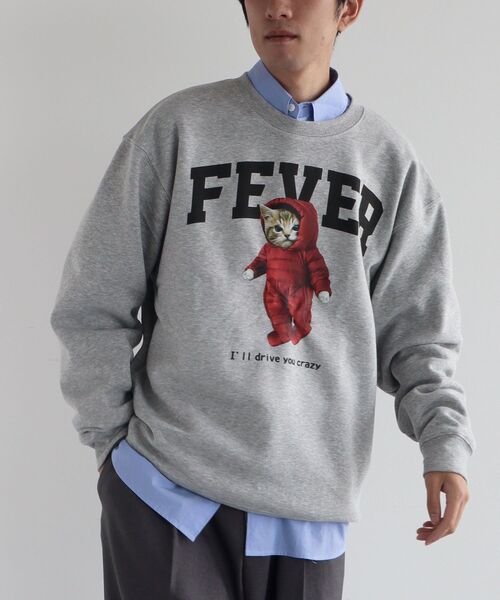 CRAFT STANDARD BOUTIQUE（クラフトスタンダードブティック）の「アニマルスウェットA（スウェット・メンズ・ネイビー/ホワイト系その他/杢グレー/ブラック・L/LL）」の4枚目の写真