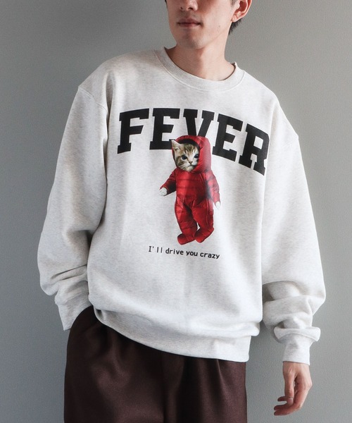 CRAFT STANDARD BOUTIQUE（クラフトスタンダードブティック）の「アニマルスウェットA（スウェット・メンズ・ネイビー/ホワイト系その他/杢グレー/ブラック・L/LL）」の2枚目の写真