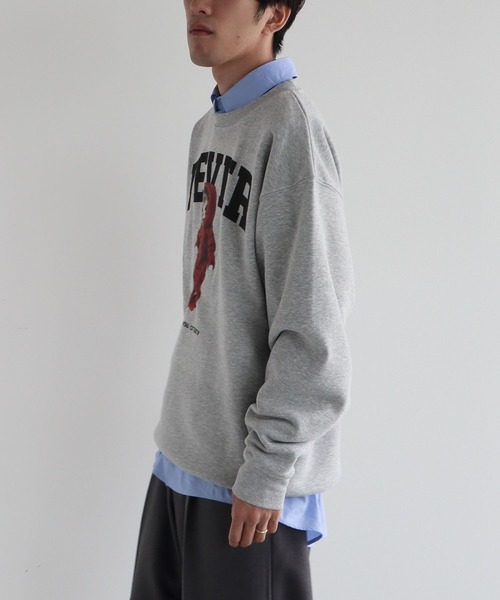 CRAFT STANDARD BOUTIQUE（クラフトスタンダードブティック）の「アニマルスウェットA（スウェット・メンズ・ネイビー/ホワイト系その他/杢グレー/ブラック・L/LL）」の8枚目の写真