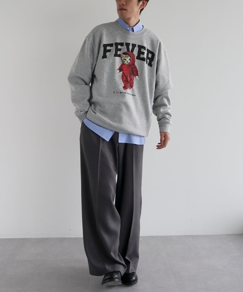 CRAFT STANDARD BOUTIQUE（クラフトスタンダードブティック）の「アニマルスウェットA（スウェット・メンズ・ネイビー/ホワイト系その他/杢グレー/ブラック・L/LL）」の10枚目の写真