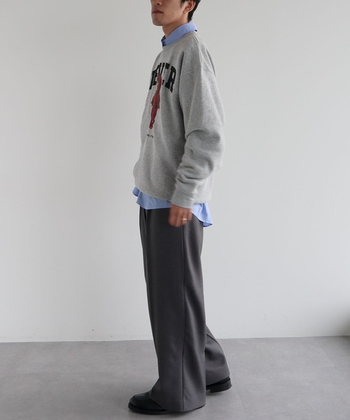 CRAFT STANDARD BOUTIQUE（クラフトスタンダードブティック）の「アニマルスウェットA（スウェット・メンズ・ネイビー/ホワイト系その他/杢グレー/ブラック・L/LL）」の11枚目の写真